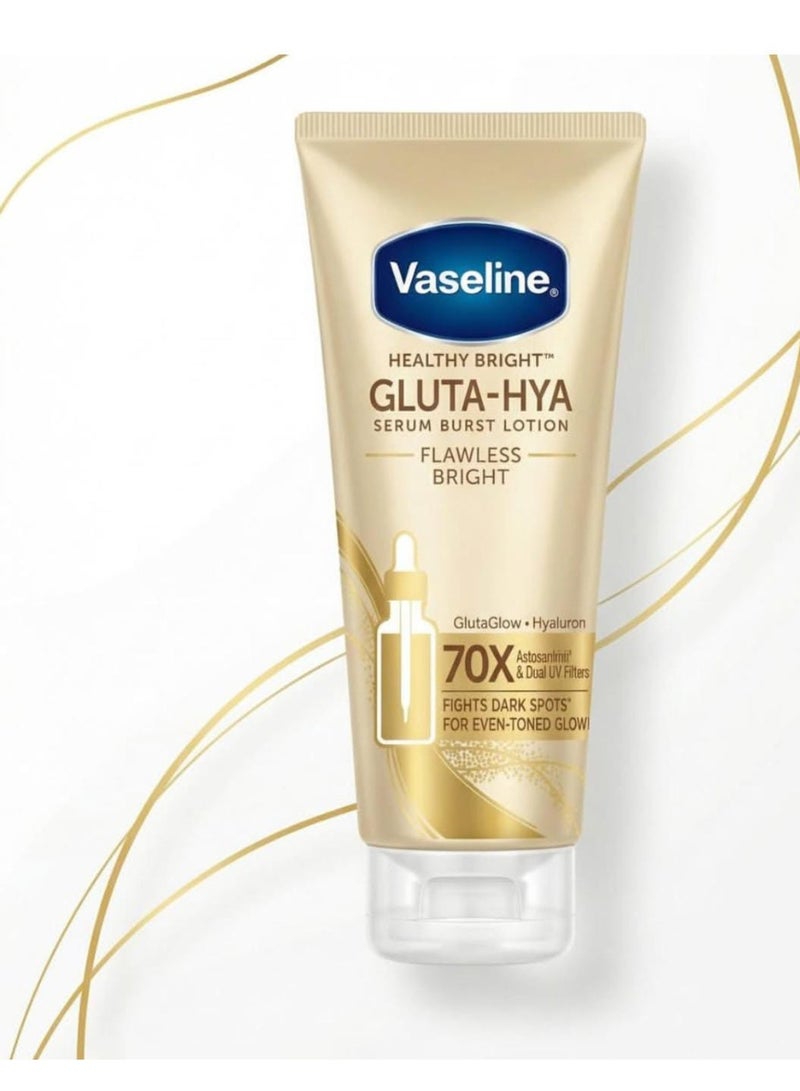 Vaseline Gluta Hya Flawless Bright Serum Burst Lotion 330ml - Image 1